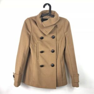 Aritzia T Babaton Tan Howell Wool Cashmere Coat